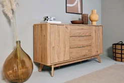 Jahnke Sideboard »WAVE SB 150« 1 Stk. tlg. Sideboard, Retro-Stil, Front in Wellendesign, Breite ca. 150 cm