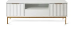 Jahnke TV-Board »CARVE TV 140« 1 Stk. tlg. Edle Gold-Applikationen, Fronten in Wellendesign, 140 cm