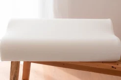 Jekatex Nackenstützkissen »Lily, Kissen ergonomisch geformt & druckentlastend« Füllung: Viscoschaum Bezug: Polyester 1 Stk. tlg. Kopfkissen in 35x60 cm, Optimaler Stützkomfort