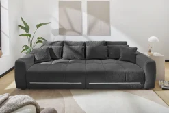 Jockenhöfer Gruppe Big-Sofa »Lumina, XXL, B: 294 cm, mit LED-RGB-Beleuchtung, Liegefläche 120x240cm« Mega-Sofa, inklusive Federkernpolsterung und 10 Kissen