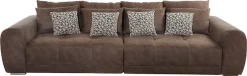 Jockenhöfer Gruppe Big-Sofa »Moldau, B. 306 cm, mit Federkernpolsterung, Liegefläche 120x240 cm« Mega-Sofa im XXL-Format, Federkern, 12 Kissen