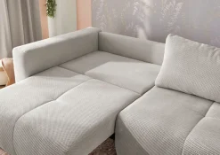 Jockenhöfer Gruppe Big-Sofa »Relax, B: 243 cm, Liegefl. 145x197 cm« mit Schlaffunktion, Bettkasten & Zierkissen, Sitzelemente ausziehbar