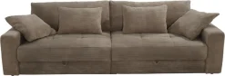 Jockenhöfer Gruppe Big-Sofa »Space XL, B: 284 cm« Mega-Sofa mit Bettkasten & 4 Zierkissen