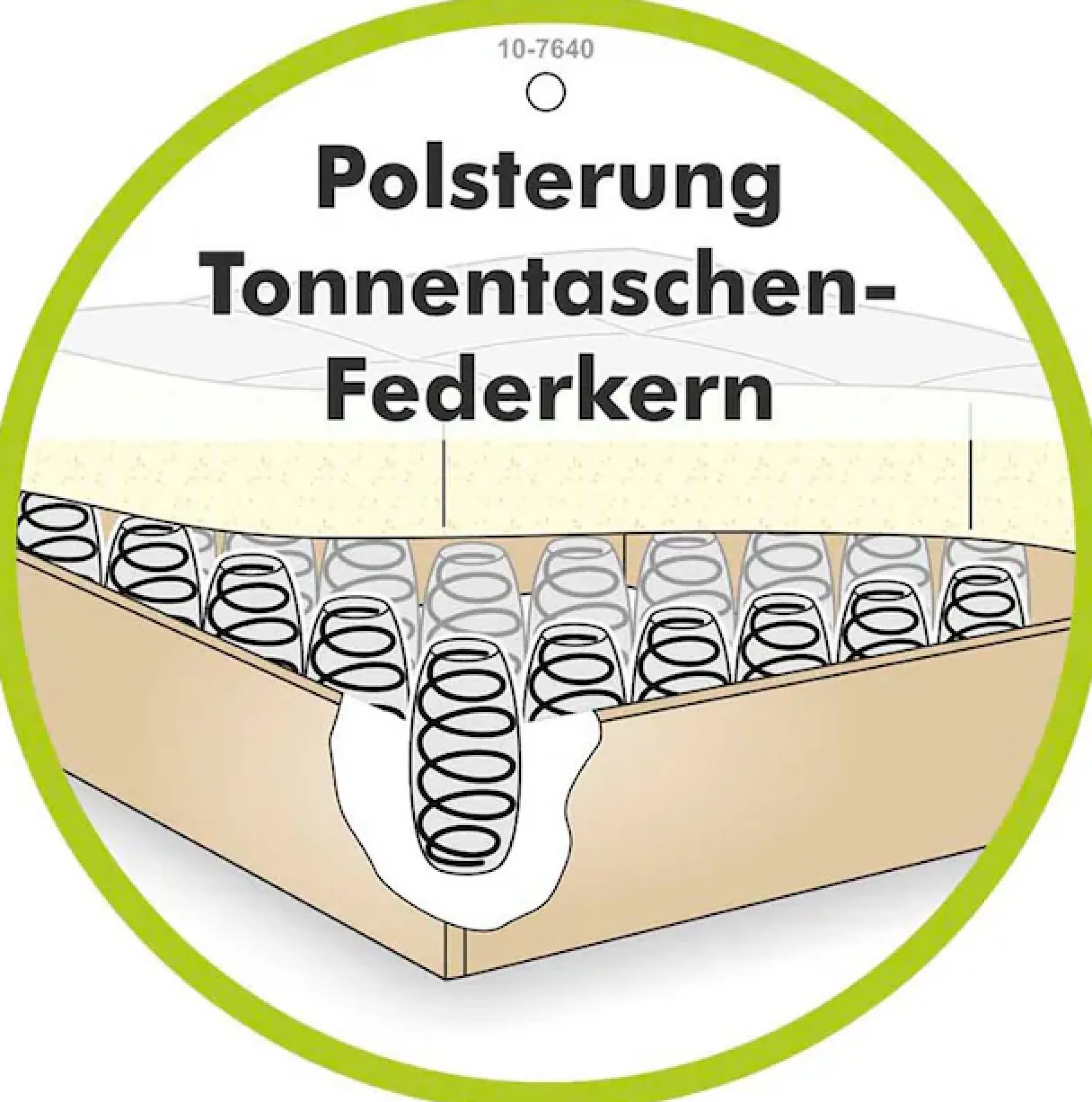 Jockenhöfer Gruppe Boxspringbett »King-Size in der Breite 180cm« Extradicke XXL-7-Zonen-TTFK-Matratze (25cm hoch)