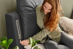Jockenhöfer Gruppe Boxspringbett »MOVIESTAR, mit Taschenfederkernmatratze H3-H4, inkl. LED-Beleuchtung« wahlweise Strukturstoff-Bezug oder Microfaser-Bezug, 180x200cm