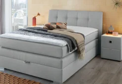 Jockenhöfer Gruppe Boxspringbett »Amelie« mit Bettkasten und Topper, erhältlich in 120 & 140cm Breite
