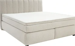 Jockenhöfer Gruppe Boxspringbett »TILDA, wahlweise mit Bettkasten, mit Taschenfederkernmatratze H3-H4« mit Kaltschaumtopper, hochwertiger Strukturstoff-Bezug, 180x200cm