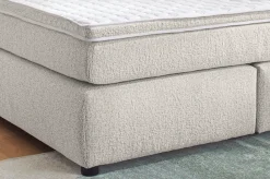Jockenhöfer Gruppe Boxspringbett »TILDA, wahlweise mit Bettkasten, mit Taschenfederkernmatratze H3-H4« mit Kaltschaumtopper, hochwertiger Strukturstoff-Bezug, 180x200cm