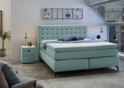 Jockenhöfer Gruppe Boxspringbett »Jessica inklusive 9cm Kaltschaum-Topper« und 7-Zonen-TTFK-Matratze (H3,H3/H4 oder H4), Liegefläche 180x200cm