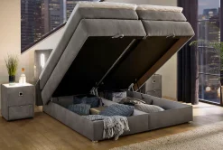 Jockenhöfer Gruppe Boxspringbett »Kati erhältlich in der Größe 180x200cm« mit Topper, Bettkasten und höhenvariablen Kopfteil (96 cm - 108 cm)