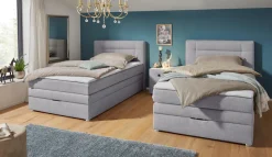 Jockenhöfer Gruppe Boxspringbett »Carmen« mit Bettkasten und Topper, erhältlich in120 & 140cm Breite