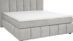 Jockenhöfer Gruppe Boxspringbett »Cora« Wende-Bonell-Federkern-Matratze (H2/H3), PU-Schaum Topper