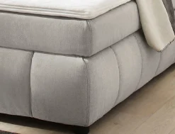 Jockenhöfer Gruppe Boxspringbett »Cora« Wende-Bonell-Federkern-Matratze (H2/H3), PU-Schaum Topper