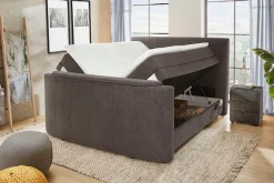 Jockenhöfer Gruppe Boxspringbett »Bel Air erhältlich in der Größe 180x200cm« mit versenkbarem TV-Lift und Fernbedienung, Bettkasten/Stauraum