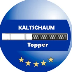 Jockenhöfer Gruppe Boxspringbett »Bella erhältlich in 140 & 180cm Breite« mit Kaltschaum-Topper und Rauchglas-Steinen