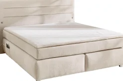 Jockenhöfer Gruppe Boxspringbett »Livia« inklusive LED-Beleuchtung, 4x USB-Ladeports, 7-Zonen-TTFK-Matratze