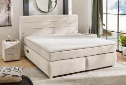 Jockenhöfer Gruppe Boxspringbett »Livia« inklusive LED-Beleuchtung, 4x USB-Ladeports, 7-Zonen-TTFK-Matratze