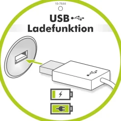 Jockenhöfer Gruppe Boxspringbett »Livia« inklusive LED-Beleuchtung, 4x USB-Ladeports, 7-Zonen-TTFK-Matratze