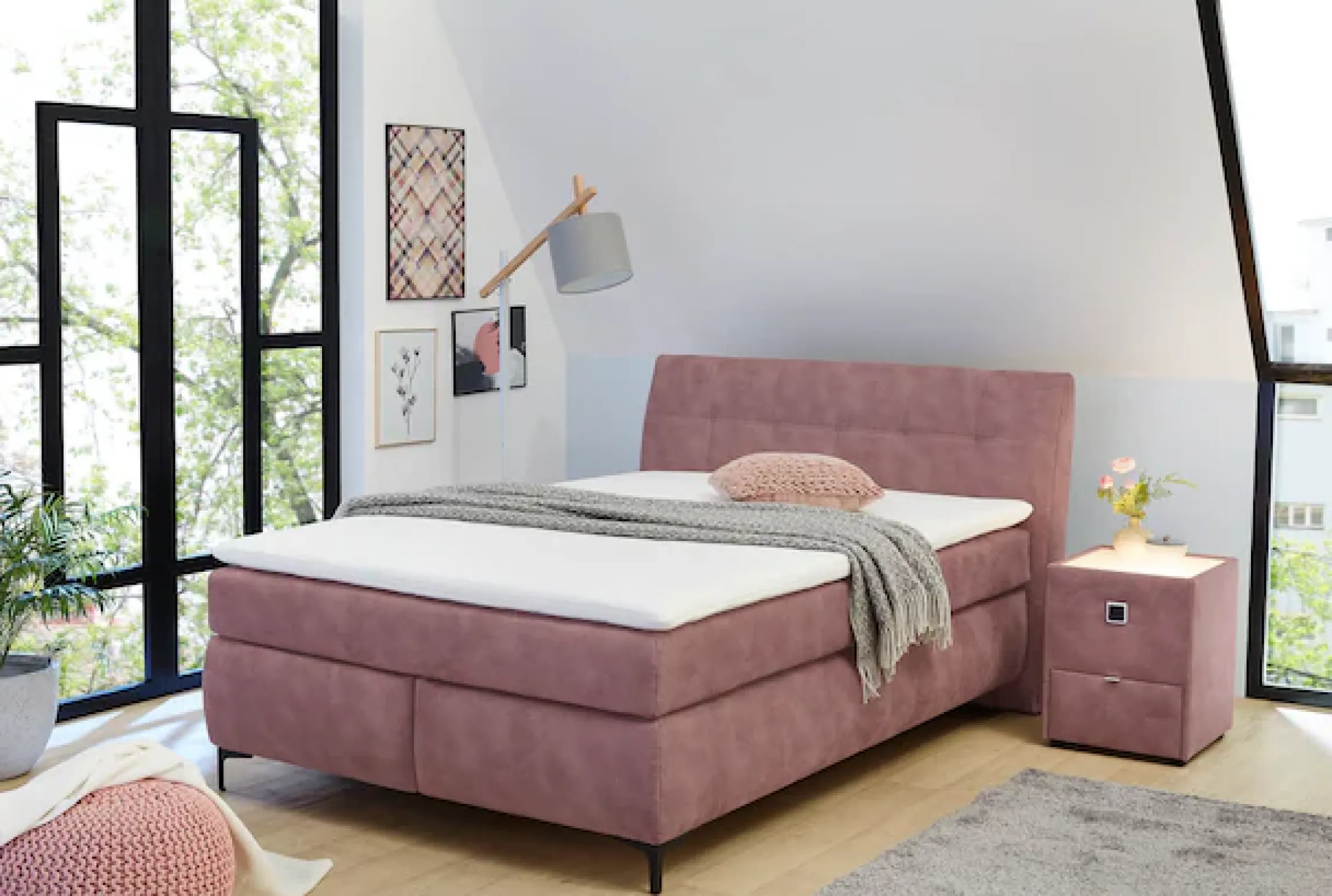 Jockenhöfer Gruppe Boxspringbett »Gitta« mit Topper