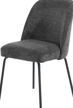 Jockenhöfer Gruppe Eckbankgruppe »Melvin (Set, 4-tlg. Tisch, Bank und 2 Stühle), Taschenfederkern« Set,Tisch (120x75cm) schwarz, Bank und Stühle anthrazit oder beige
