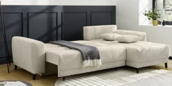 Jockenhöfer Gruppe Ecksofa »Beverly L-Form, B: 251 cm« mit Schlaffunktion, Bettkasten & Zierkissen