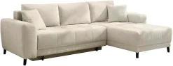 Jockenhöfer Gruppe Ecksofa »Beverly L-Form, B: 251 cm« mit Schlaffunktion, Bettkasten & Zierkissen