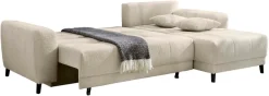 Jockenhöfer Gruppe Ecksofa »Beverly L-Form, B: 251 cm« mit Schlaffunktion, Bettkasten & Zierkissen