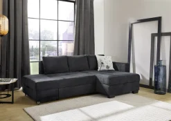 Jockenhöfer Gruppe Ecksofa »Fantasy L-Form, B: 247 cm, Dreh-Schwenk-Ottomane« mit Schlaffunktion, Bettkasten & Zierkissen, wandelbar zum Big-Sofa