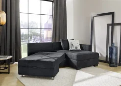 Jockenhöfer Gruppe Ecksofa »Fantasy L-Form, B: 247 cm, Dreh-Schwenk-Ottomane« mit Schlaffunktion, Bettkasten & Zierkissen, wandelbar zum Big-Sofa