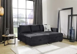 Jockenhöfer Gruppe Ecksofa »Fantasy L-Form, B: 247 cm, Dreh-Schwenk-Ottomane« mit Schlaffunktion, Bettkasten & Zierkissen, wandelbar zum Big-Sofa