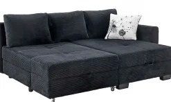 Jockenhöfer Gruppe Ecksofa »Fantasy L-Form, B: 247 cm, Dreh-Schwenk-Ottomane« mit Schlaffunktion, Bettkasten & Zierkissen, wandelbar zum Big-Sofa
