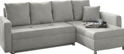 Jockenhöfer Gruppe Ecksofa »Kappeln L-Form, B: 228 cm« mit Schlaffunktion, Bettkasten & Zierkissen