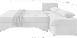 Jockenhöfer Gruppe Ecksofa »L-Form, B: 191 cm,« Platzsparendes Schlafsofa & Eckcouch mit Bettkasten & Schlaffunktion