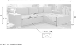 Jockenhöfer Gruppe Ecksofa »Luciano L-Form, B: 282 cm« mit Schlaffunktion, Bettkasten, induktive Ladestation & USB-Anschluss