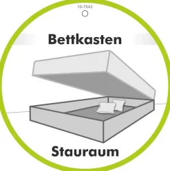 Jockenhöfer Gruppe Ecksofa »Madrid L-Form, B: 306 cm, Liegefl. 180x200 cm, Dauerschläfer« mit Bettfuntkion, Bettkasten, Topper & Regal, Boxspringbettaufbau