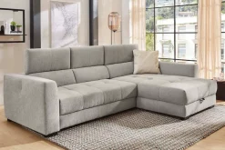 Jockenhöfer Gruppe Ecksofa »San Marino L-Form, B: 300 cm, mit 30 cm elektr. Sitztiefenverstellung« mit Bettkasten, Kopfteilverstellung, USB-Anschluss & Zierkissen
