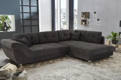 Jockenhöfer Gruppe Ecksofa »Siena L-Form, B: 346 cm« mit Zierkissen, große Sitz- und Liegefläche