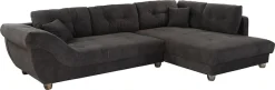 Jockenhöfer Gruppe Ecksofa »Siena L-Form, B: 346 cm« mit Zierkissen, große Sitz- und Liegefläche