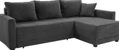 Jockenhöfer Gruppe Ecksofa »Venezia L-Form, B: 234 cm« mit Schlaffunktion, Bettkasten & Zierkissen