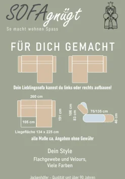 Jockenhöfer Gruppe Ecksofa »Zoom L-Form, B: 263 cm, mit 60 cm elektr. Sitztiefenverstellung« 140kg Belastbarkeit, USB-Anschluss, Kopfteilverstellung & Zierkissen