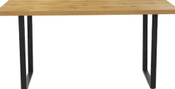 Jockenhöfer Gruppe Essgruppe »ROGER, Sitzgruppe, Esstisch 160 cm, 4 Stühle« Set, Esstisch 160 cm plus 4 Esszimmerstühle, 5 Stk. tlg. Tischplatte Wildeiche, U-Gestell, Stühle mit Webstoff