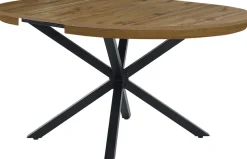 Jockenhöfer Gruppe Esstisch »Olbia« rund, ausziehbar (120-160cm), platzsparend, Metalluntergestell