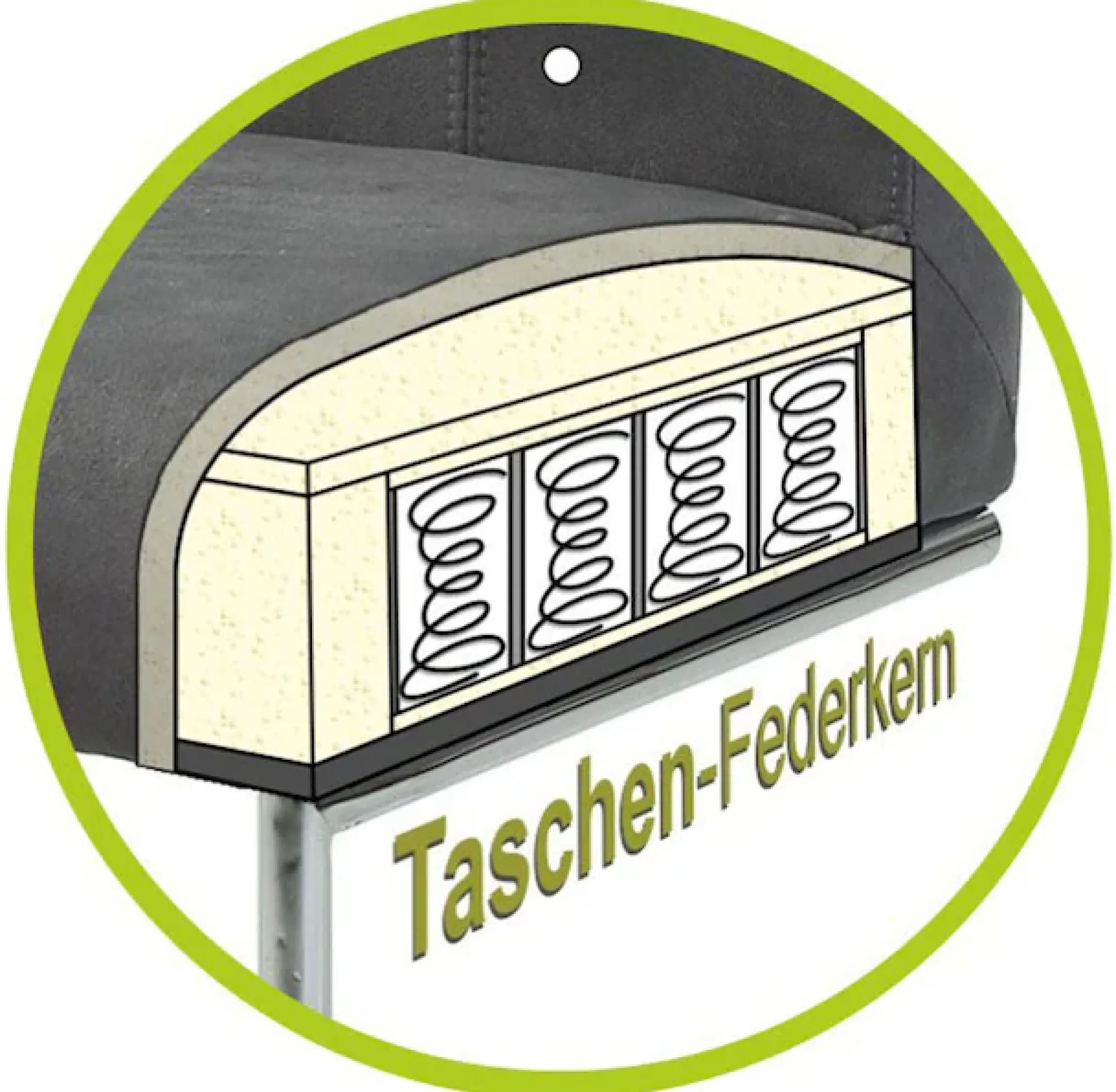 Jockenhöfer Gruppe Kufenstuhl »Goliath« (Set) 2 Stk.4-Fuss-Kufen-Stuhl, bis zu 200 kg belastbar, Taschenfederkern