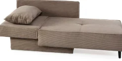 Jockenhöfer Gruppe Recamiere »Rex mit Topper, Liegefläche: 88 x 200cm« mit Schlaffunktion, Bettkasten & Zierkissen, Federkern
