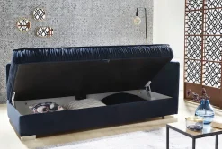 Jockenhöfer Gruppe Relaxliege »Dana, B: 207 cm, Liegefl. 91x202 cm« mit Schlaffunktion, Bettkasten & Zierkissen