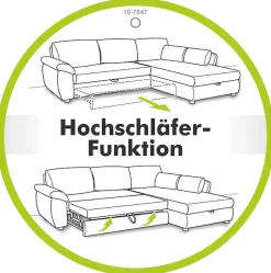 Jockenhöfer Gruppe Schlafsofa »Leon, B: 147 - 187 cm, Liegefl. 120 - 160x200 cm, Breite wählbar« mit Schlaffunktion & Zierkissen, in 3 Breiten