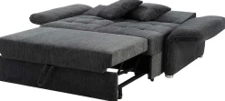 Jockenhöfer Gruppe Schlafsofa »Leon, B: 147 - 187 cm, Liegefl. 120 - 160x200 cm, Breite wählbar« mit Schlaffunktion & Zierkissen, in 3 Breiten