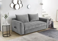 Jockenhöfer Gruppe Schlafsofa »Rick, B: 188 cm, Liegefl. 86x200 cm« mit Schlaffunktion, Bettkasten & seitl. Tasche