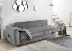 Jockenhöfer Gruppe Schlafsofa »Rick, B: 188 cm, Liegefl. 86x200 cm« mit Schlaffunktion, Bettkasten & seitl. Tasche