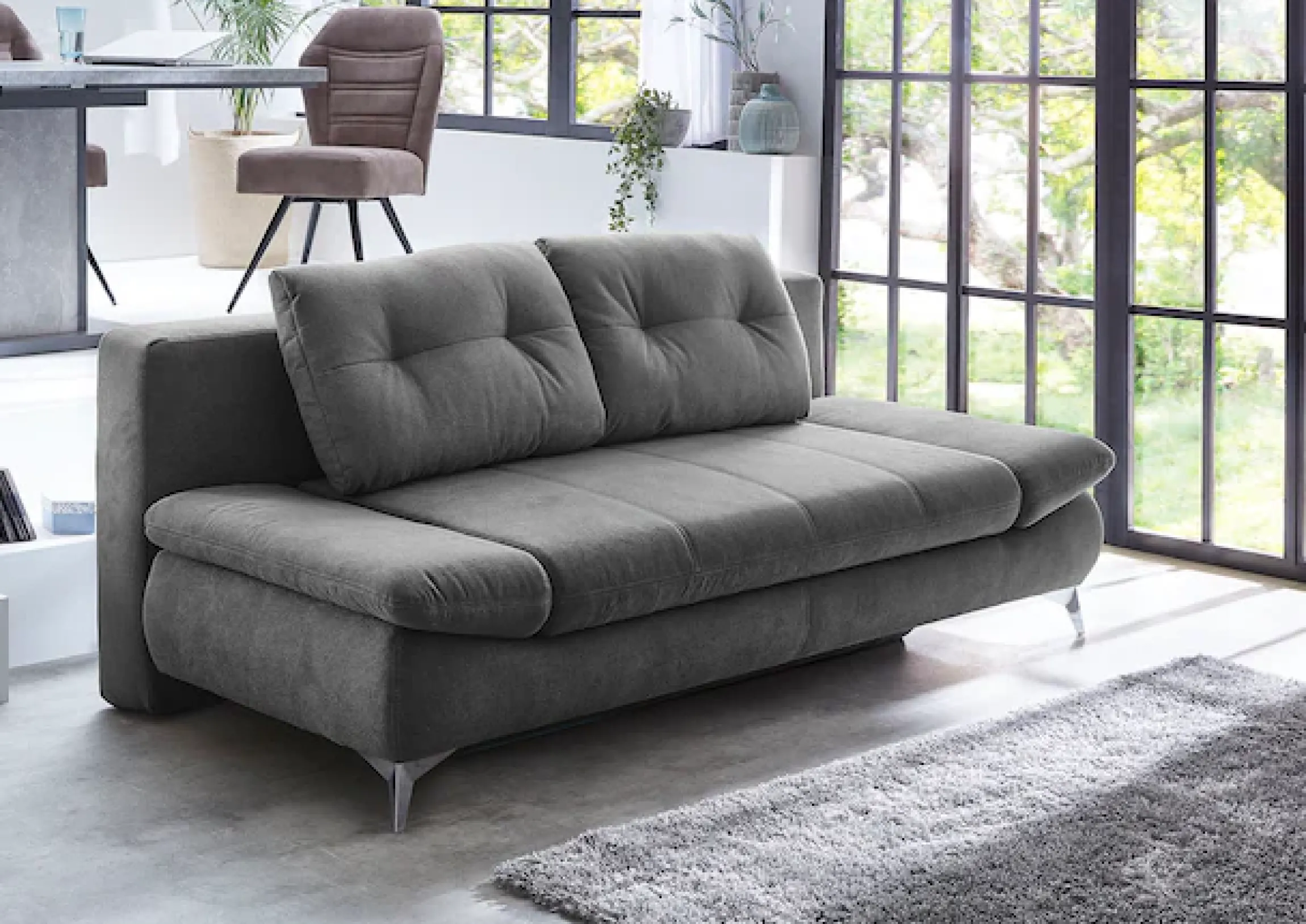 Jockenhöfer Gruppe Schlafsofa »Mats, B: 200 cm, Liegefl. 160x200 cm« mit Schlaffunktion, Bettkasten & Armteilverstellung